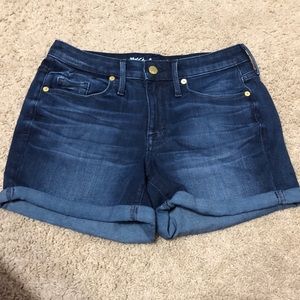 Denim shorts